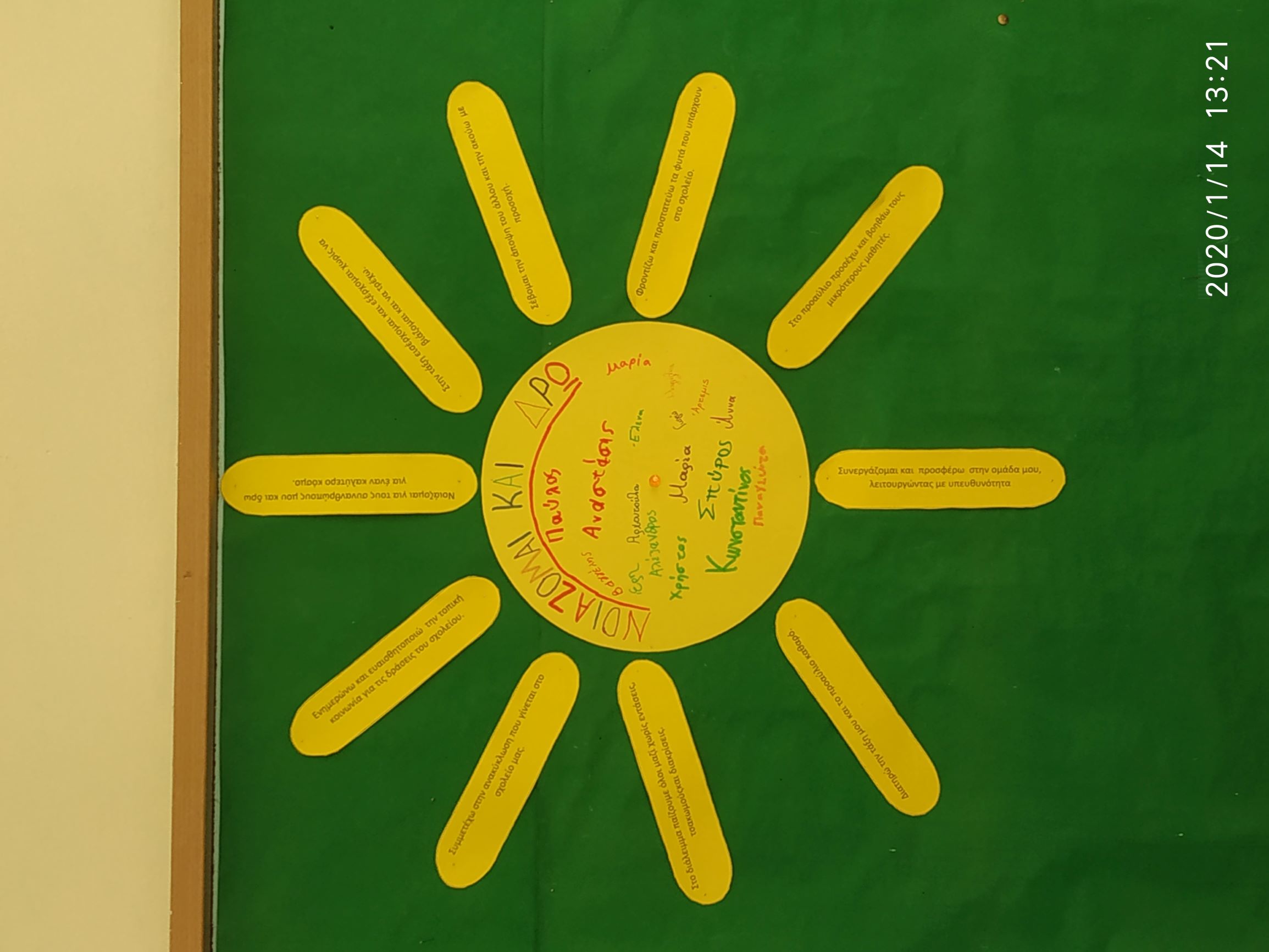 Συμβόλαιο της τάξης μας Συμβόλαιο της τάξης μας